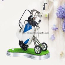 Golf pens and pen holder with clock images