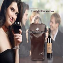 Leather wine bag images