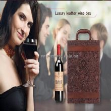 Leather wine box images