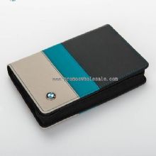 Δερμάτινο φερμουάρ χαρτοφυλάκιο με τράπεζα δύναμης, υποδοχές για κάρτες, στυλό κάτοχος tablet PC περίπτωση images