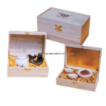 Solid wooden gift box images