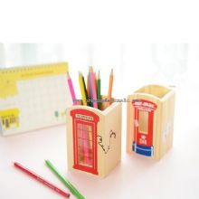 Wooden pencil pen holder images