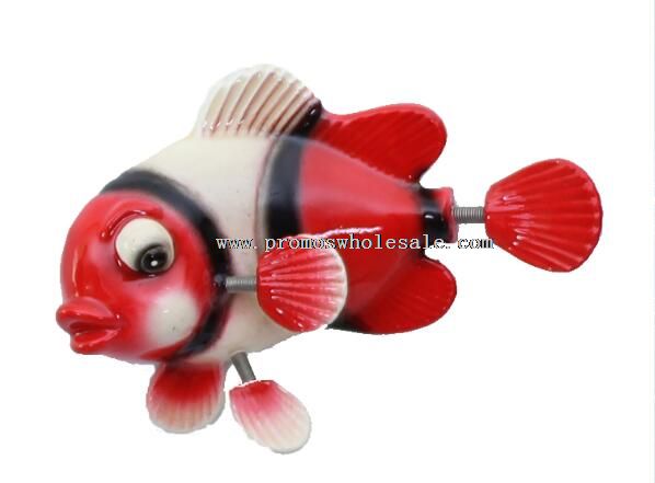 Fish shape fridge magnet