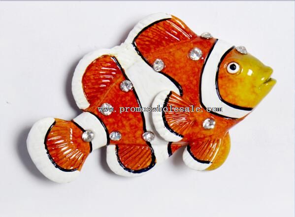 Fish silicone epoxy polyresin fridge magnet