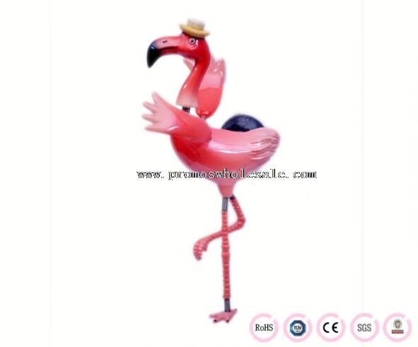 Flamingo figur magnet kjøleskap