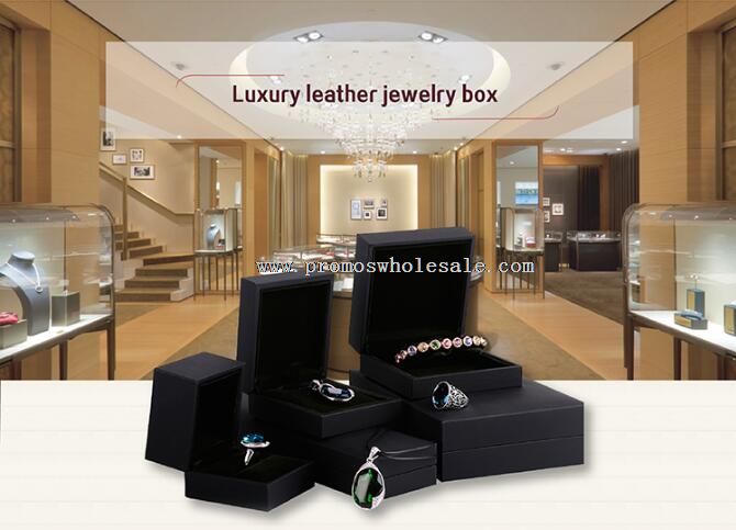 Jewelry box big leather