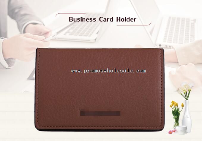 Leather cover card case