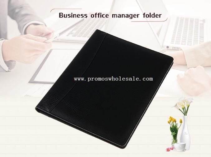 Porte-documents slim de la couverture en cuir