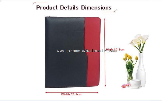 Leather decorative file folders