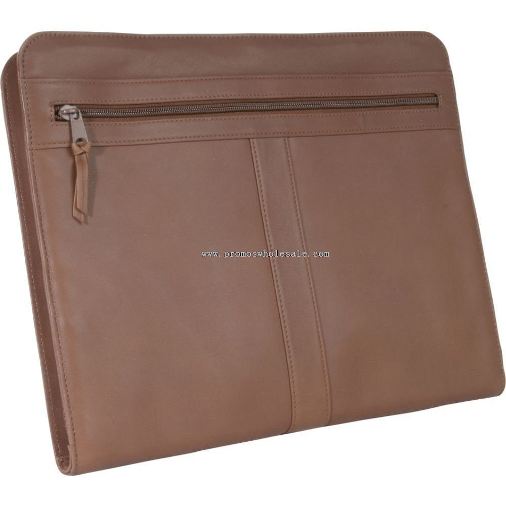 Leather Executive Zip Around Portfolio