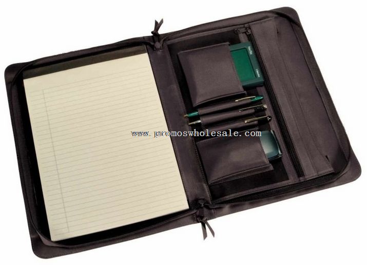 Leather Executive Zip Around Portfolio case