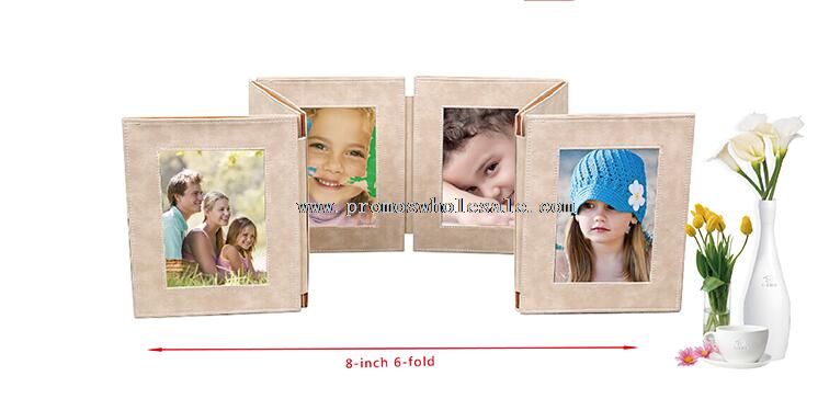 Leather picture photo frame