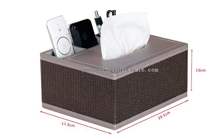 Leather shoe box tissue paper