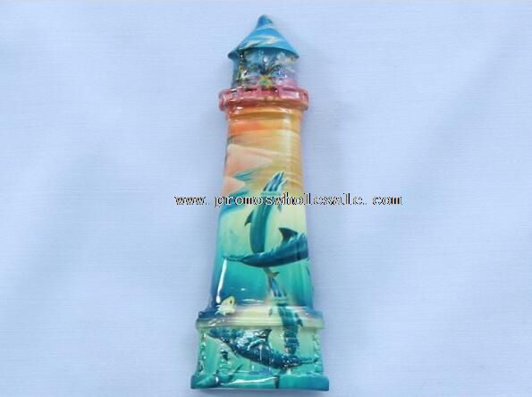 Lighthouse polyresin magnet