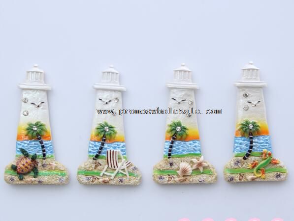 Lighthouse shape magnets