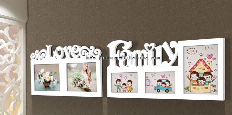 Dragoste familie combinate rama foto din lemn