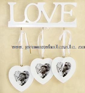 Love wooden photo frames