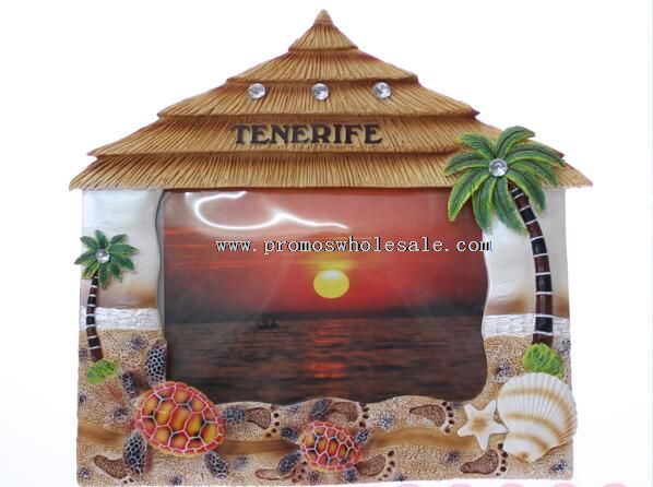 Lovely house shaped souvenir photo frame