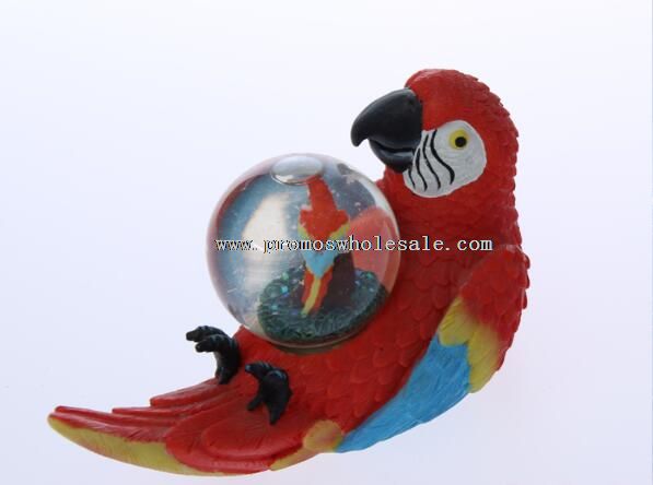 Lovely resin water globe