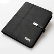 A5 Custom trendy portfolio with 8GB flash drive and power bank images