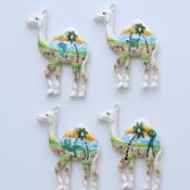 Camel shape funcy polyresin decorative fridge magnets images