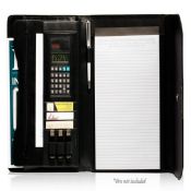 Deluxe Black Fold Portfolio case with calculator images