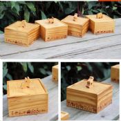 Empty Wooden Tea Box images