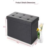 Foldable storage stool images