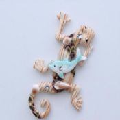 Gecko shape fridge magnet images