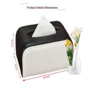 Leather car tissue box images