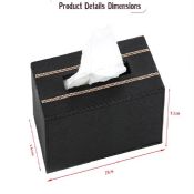 Leather jewelry decorative tissue box holders images