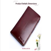 Leather passport holder images