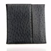 Caso de couro carteira pasta tablet com o bloco de notas images