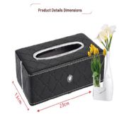 Leather tissue box images