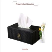 Leather tissue paper box images