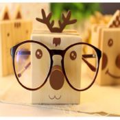 Porte-crayons en bois joli lunettes images