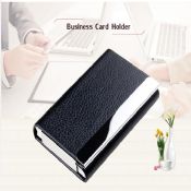 Metal square business card holder images