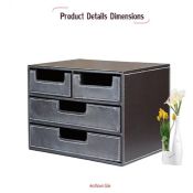 Mini office furniture leather thin file cabinet images