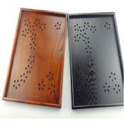 Multi Form aus Holz Lebensmittel Tablett Platte images