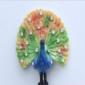 Peacock egendefinerte magneter for kjøleskap images