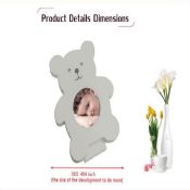 Conception de forme d’ours photo frames images