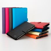 PU zipper Smart Cover Cases For pad with memo powerbank 8G flash drive images