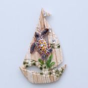 Resin berbentuk perahu giveaway 3d magnet kulkas images