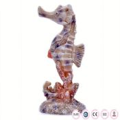 Sea horse polyresin staty images