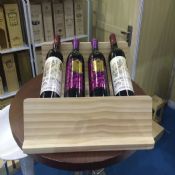 Solid kayu rak anggur merah images