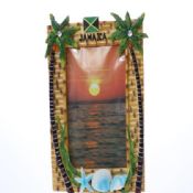Tropical style resin photo frame images