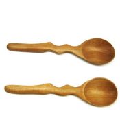 Waviness Handle Wooden Spoon images