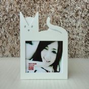 Wood material cat frame images