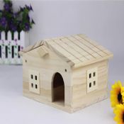 Wooden bird house with window images