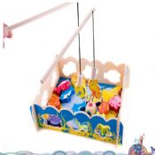 Wooden Magnetic Fishing Game toy images